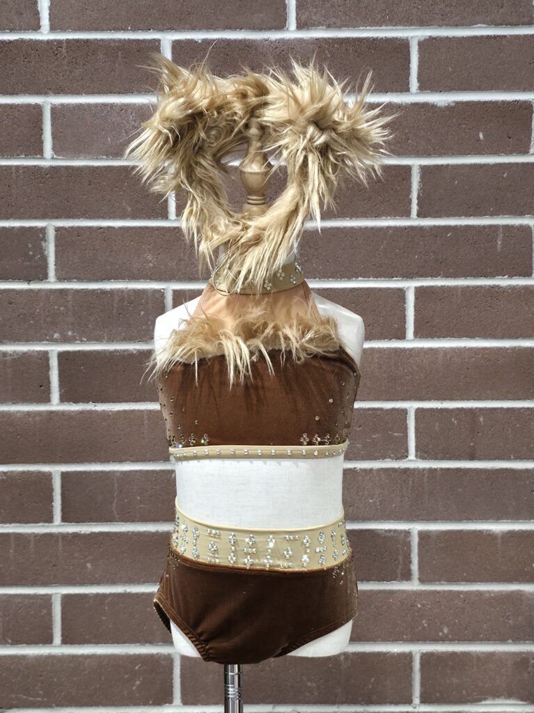 Velvet Lion Costume Musical Theatre for sale